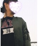 no brand(ノーブランド)の「ジャケット/アウター(MA-1)」