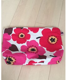 Handmade | ハンドメイドに凝っている妹に作ってもらいました。    マリメッコ風のクラッチ(クラッチバッグ)