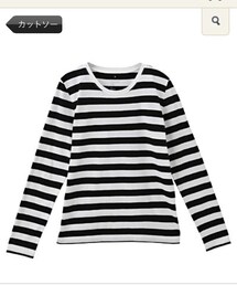 無印良品 | ボーダーカットソー(Tシャツ/カットソー)