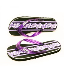 Locals | Locals（ローカルズ） ビーチサンダル / "Flower" Purple Slippa(サンダル)