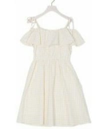 RETRO GIRL | 肩リボンギンガムワンピ(ワンピース)