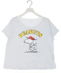 RETRO GIRL | スヌーピーCAPプリントTee(Tシャツ/カットソー)