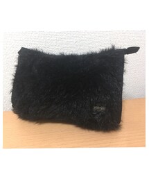 BEAMS | BEAMS×PORTERのファーポーチ。クラッチバッグとして使ってます。(バッグ)