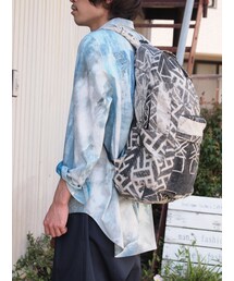 ohta | Assembly New York（アセンブリーニューヨーク）リネンプリントリュック(バックパック/リュック)