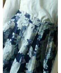 GRL | 花柄ハイウエストオーガンジースカート(スカート)