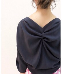 RIVE DROITE | バックツイストブラウス(シャツ/ブラウス)