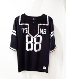 SASQUATCHfabrix. | VIKING NECK FOOTBALL JERSEY(Tシャツ/カットソー)