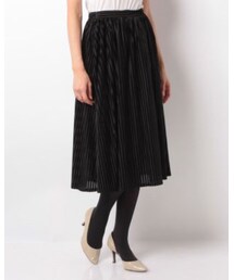 ITEMS URBANRESEARCH | フロッキーストライプスカート(スカート)