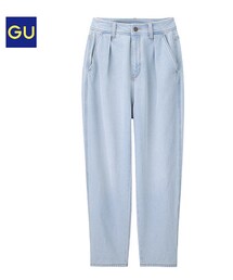 GU | ハイウエストマムジーンズ(デニムパンツ)