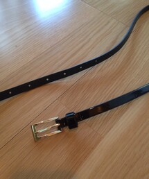 GU | 黒のエナメルベルト(ベルト)