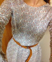 花柄ワンピース(ワンピース)