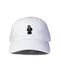 GIMME FIVE KUSH BEAR COTTON CAP（WHITE）(キャップ)