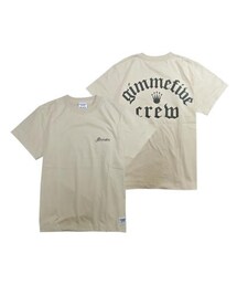 GIMME FIVE ARCH LOGO TEE（BEIGE）(Tシャツ/カットソー)