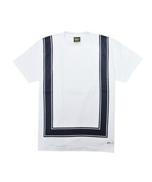 TWELVE SQUARE LINE TEE（WHITE）(Tシャツ/カットソー)