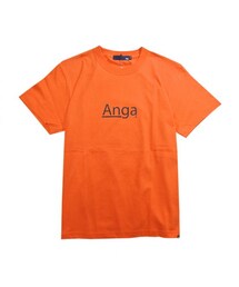 Anga CLASSIC LOGO TEE（ORANGE）(Tシャツ/カットソー)
