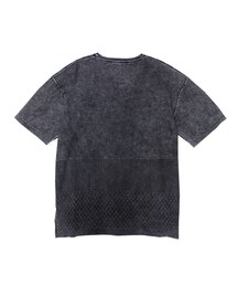 THE WRAP CLOSET / FADE WASH KNIT CREW NECK（CHARCOAL）(ニット/セーター)