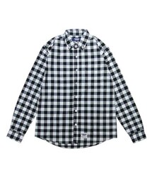 GIMME FIVE CHECK L/S SHIRTS（BLOCK CK/BLK）(シャツ/ブラウス)