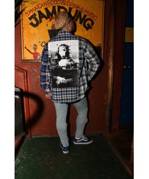 MITHRA / MULTI CHECK L/S SHIRT(シャツ/ブラウス)