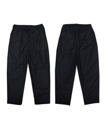  |  WIDE TAPERED PANTS（BLACK）(その他パンツ)