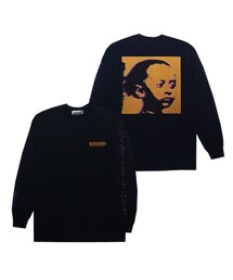 MITHRA / L/S TEE TAFARI（BALCK）(Tシャツ/カットソー)