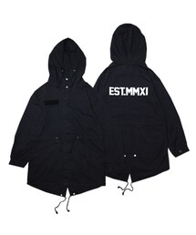GIMME FIVE COTTON MODS COAT（BLACK）(ミリタリージャケット)