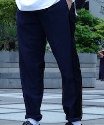 BALENCIAGA | Balenciaga blue and black patch pants(その他パンツ)