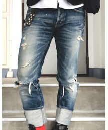 LOUNGE LIZARD | デニムパンツ