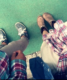 なし | チェックシャツでぷちおそろ(その他)