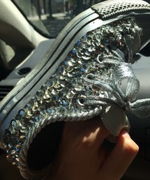 古着屋さんで見つけたスパンコールコンバース | スニーカー