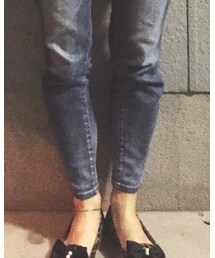 ヒョウ柄にリボンをつけました | パンプス