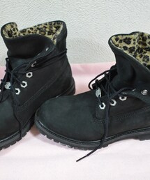 Timberland | ショートブーツ黒×豹(ブーツ)