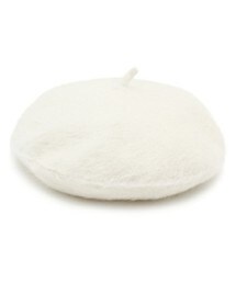 WEGO | ファーベレー帽 ホワイト(ハンチング/ベレー帽)