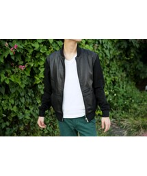 OAK | SHELL 皮革短夾克(その他アウター)