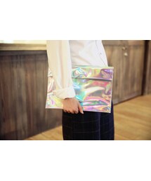 銀色手拿包(ビジネスバッグ)