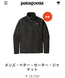 patagonia | サイズSでジャスト。セーターやカーディガン等の使用で。アウターとして、中に着込みたいならサイズアップ。(ニット/セーター)
