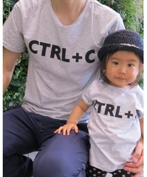 sourire | CTRL+C for papa  (size papaM)(Tシャツ/カットソー)
