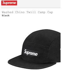 Supreme  | washed chino twill camp cap(キャップ)