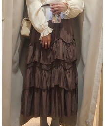 earth music&ecology | SLP ティアードスカート ¥6,589 税込(スカート)