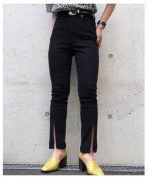 PAGEBOY  ¥6,490 | センタースリットスキニーパンツ　(デニムパンツ)