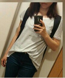 ZARA | ボーダーTシャツ(Tシャツ/カットソー)