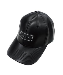 MUZE | MUZE LEATHER CAP (BLK)(キャップ)