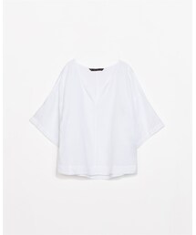 ZARA | リネンプルオーバー(シャツ/ブラウス)