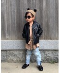 H&M(エイチ・アンド・エム)の「ジャケット/アウター(ライダースジャケット)」