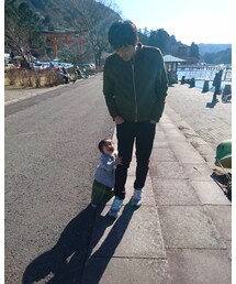 パパ大好き♡かと思いきや💩踏ん張るために掴まってるだけ | その他