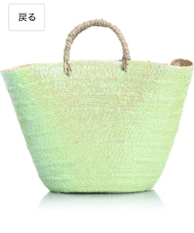 スパンコールバッグ(かごバッグ)