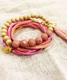 SENBAスウェードブレスレット
http://www.creema.jp/exhibits/show/id/493374(ブレスレット)