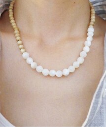 SENBAマザーオブパールのネックレス
http://www.creema.jp/exhibits/show/id/371037(ネックレス)