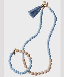 リバーストーンとウッドビーズのバイカラーネックレス
http://shop.sakuramama.jp/products/detail.php?product_id=314(ネックレス)