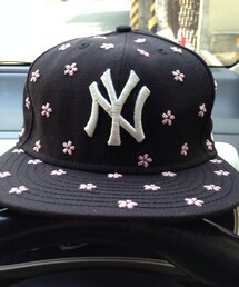 桜模様のお気に入り！(キャップ)