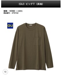 GU | Tシャツ/カットソー